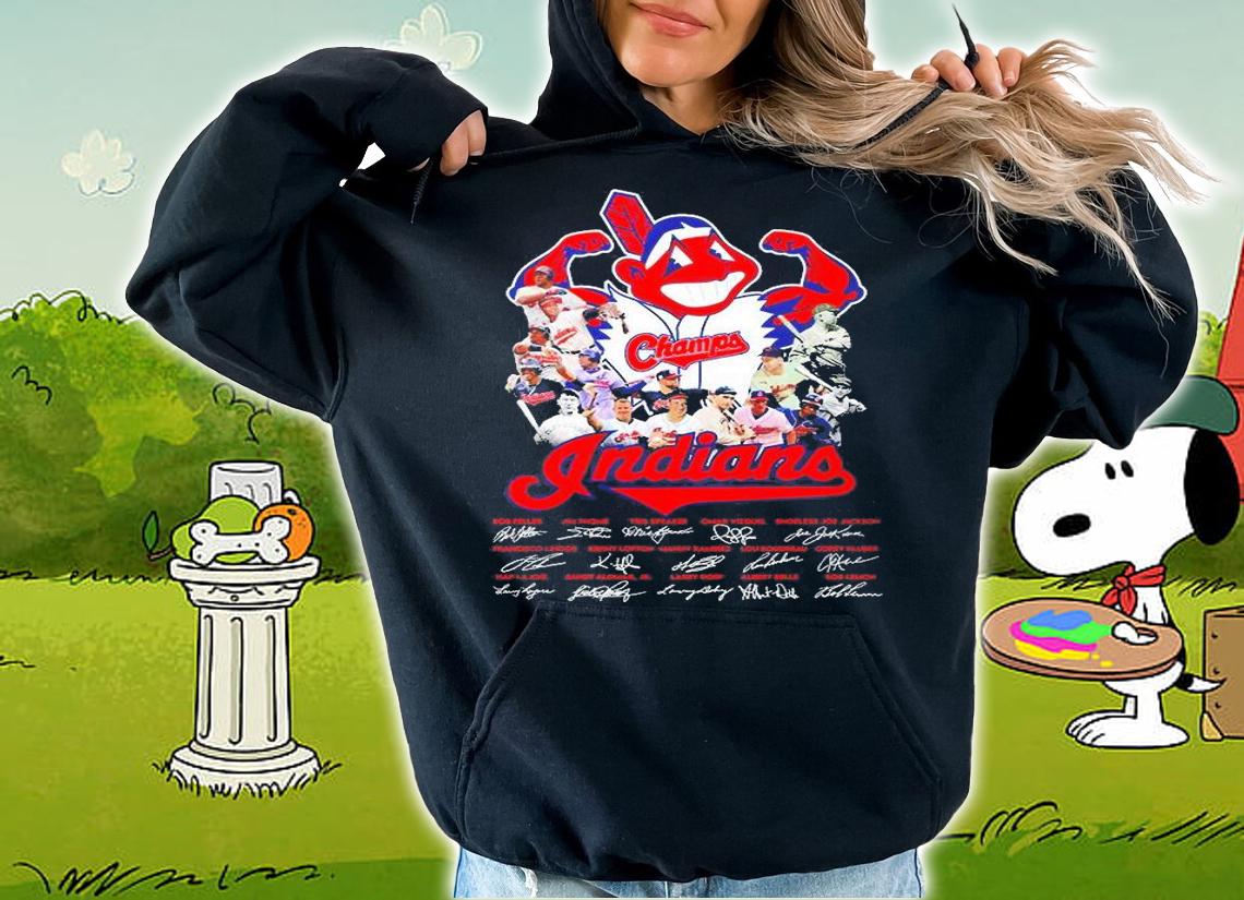 Chief Wahoo Players Signatures T-Shirt hoodie