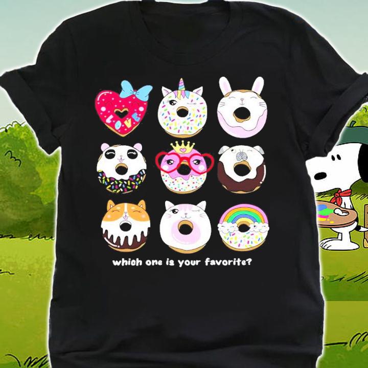 Donuts Which One Is Your Favorite Shirt shirt