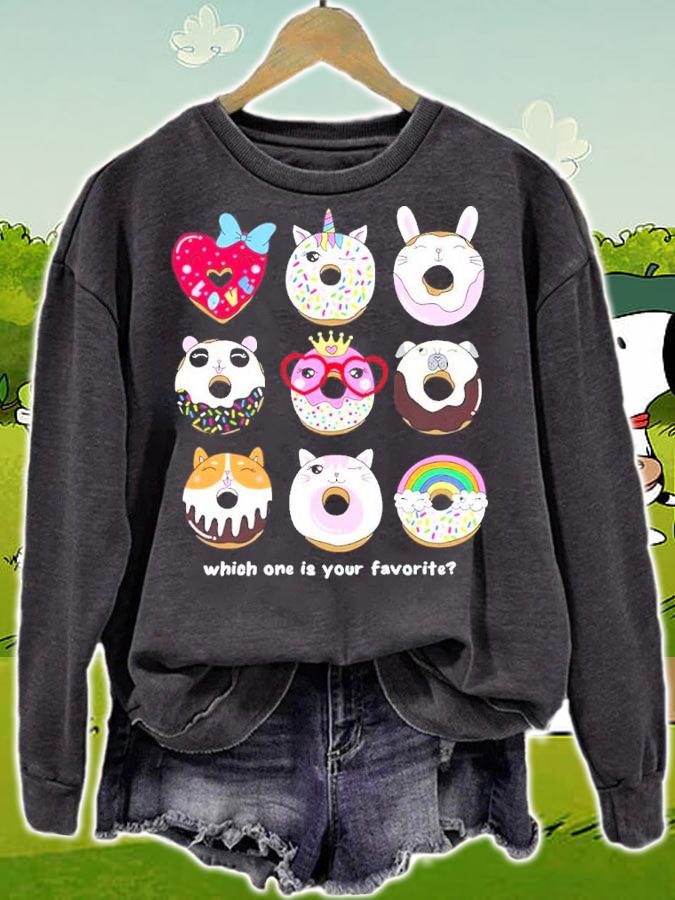 Donuts Which One Is Your Favorite Shirt sweatshirt