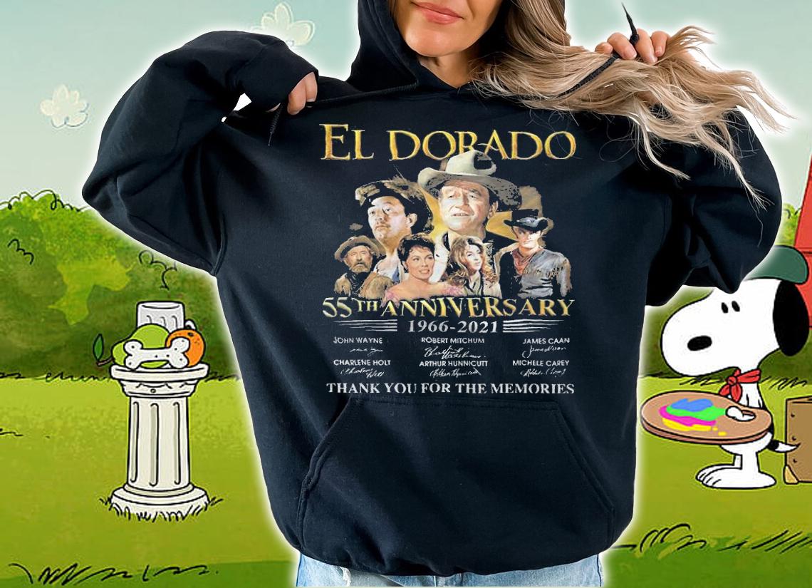 El Dorado 55th Anniversary 1966-2021 Signatures Thank You For The Memories Shirt hoodie