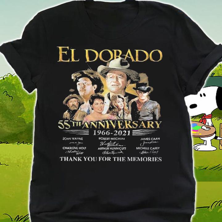El Dorado 55th Anniversary 1966-2021 Signatures Thank You For The Memories Shirt shirt