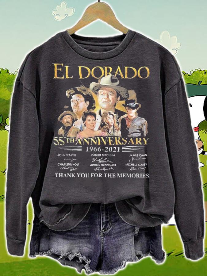 El Dorado 55th Anniversary 1966-2021 Signatures Thank You For The Memories Shirt sweatshirt