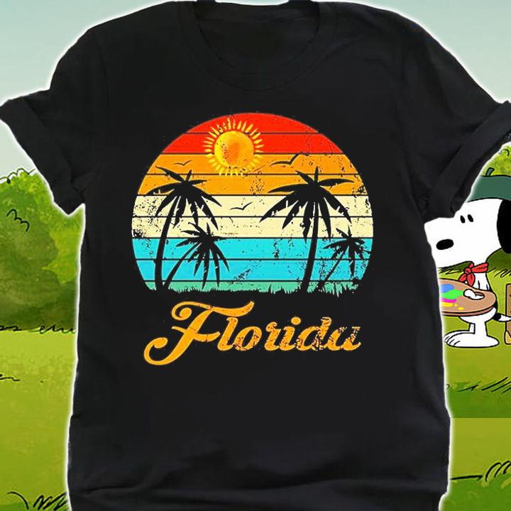Florida Lover Retro Vintage T-Shirt shirt