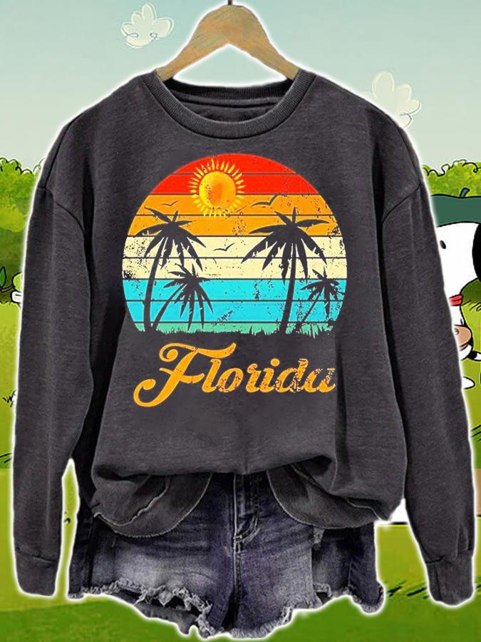 Florida Lover Retro Vintage T-Shirt sweatshirt