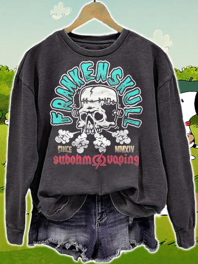 Frankenskull since MMXII sub ohm vaping T-shirt sweatshirt