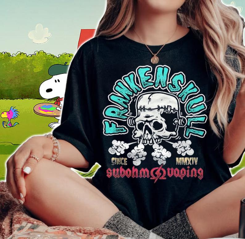 Frankenskull since MMXII sub ohm vaping T-shirt woman shirt