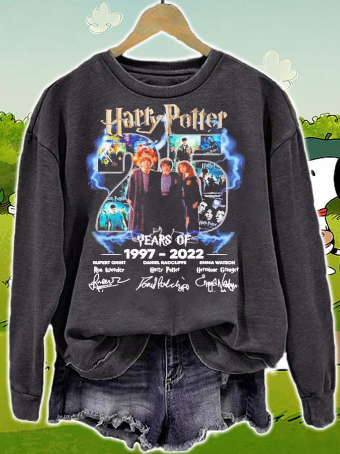 Harry Potter 25 Years Of 1997-2022 Character Signatures Shirt sweatshirt