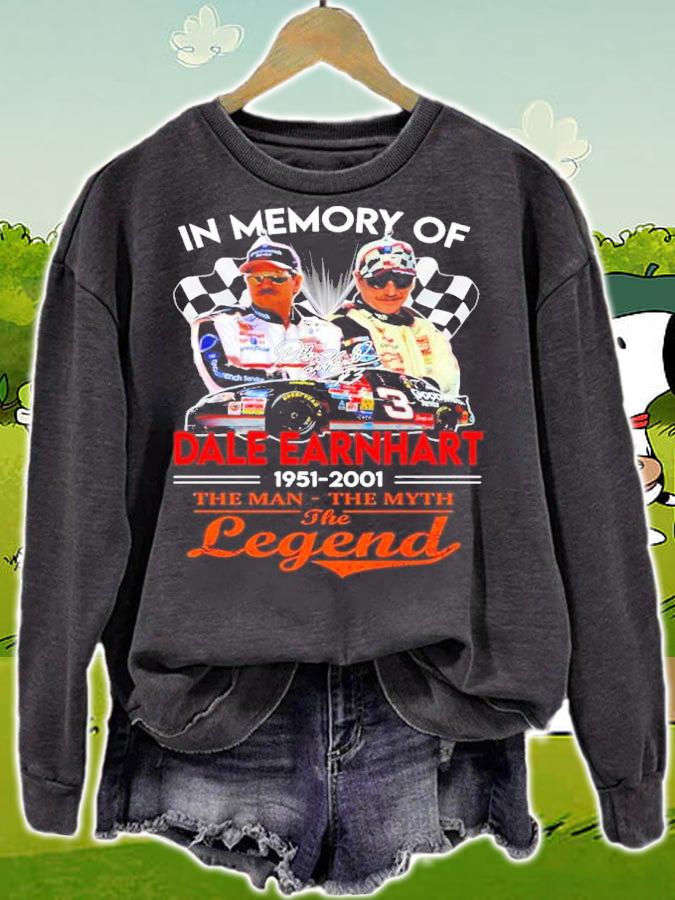 In Memory Of Dale Earnhardt 1951-2001 The Man The Myth The Legend Shirt sweatshirt