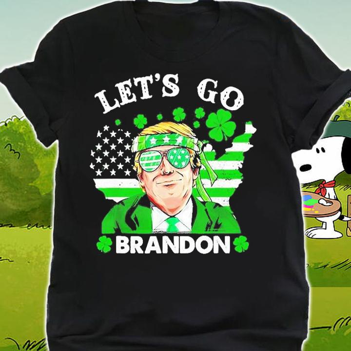Let's Go Brandon Shamrock Happy St Patrick's Day T-Shirt shirt