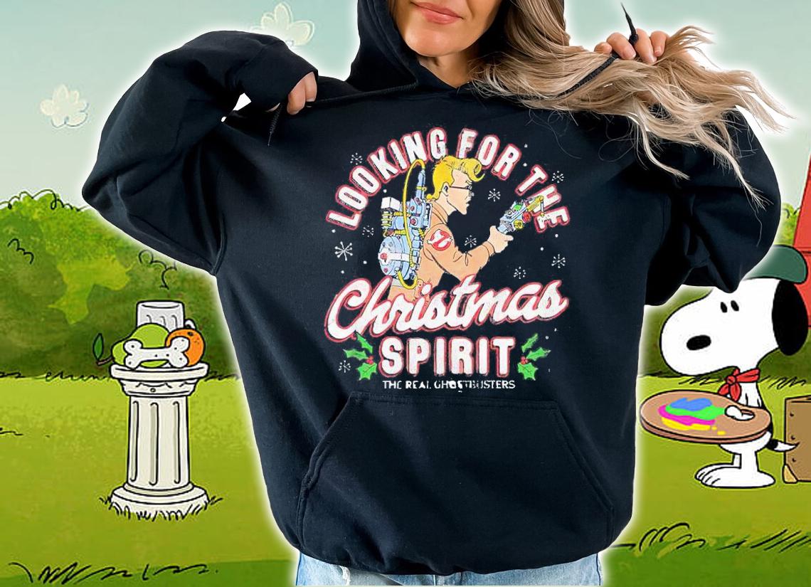 Looking For The Christmas Spirit Real Ghostbusters Shirt hoodie