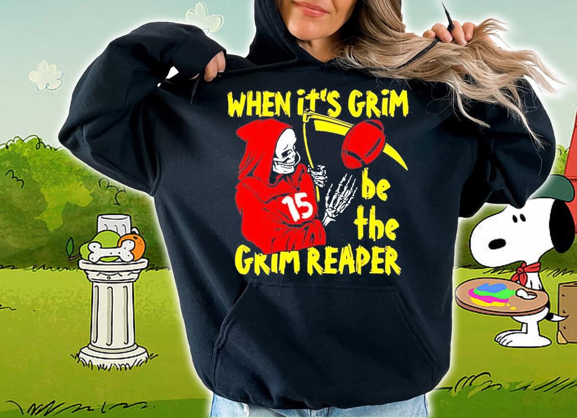 Mahomes Grim Reaper When Its Be The KC Chiefs T-Shirt hoodie