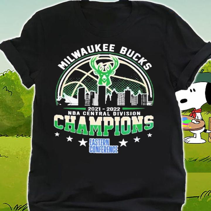 Milwaukee Bucks NBA Central Division Champions Eastern Conference 2021-2022 Shirt shirt