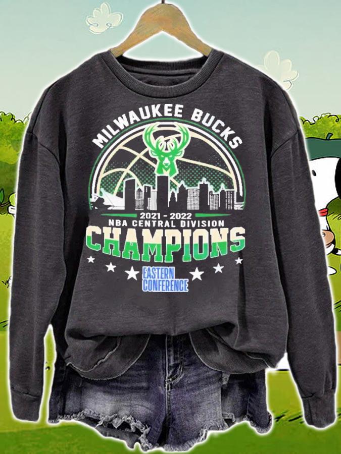 Milwaukee Bucks NBA Central Division Champions Eastern Conference 2021-2022 Shirt sweatshirt