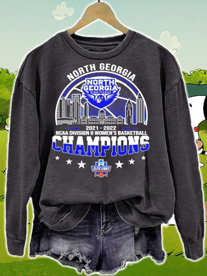 North Georgia NCAA Division II Women's Basketball Champions 2021-2022 Shirt sweatshirt