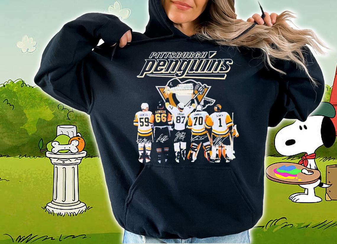 Pittsburgh Penguins Hockey Team Signatures Shirt hoodie