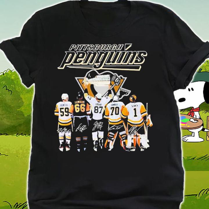 Pittsburgh Penguins Hockey Team Signatures Shirt shirt