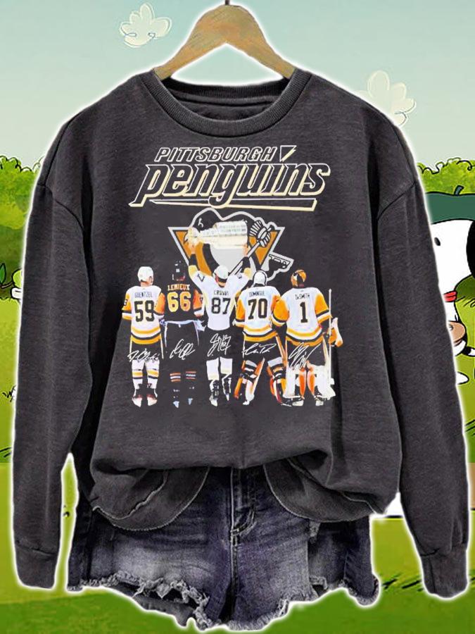 Pittsburgh Penguins Hockey Team Signatures Shirt sweatshirt