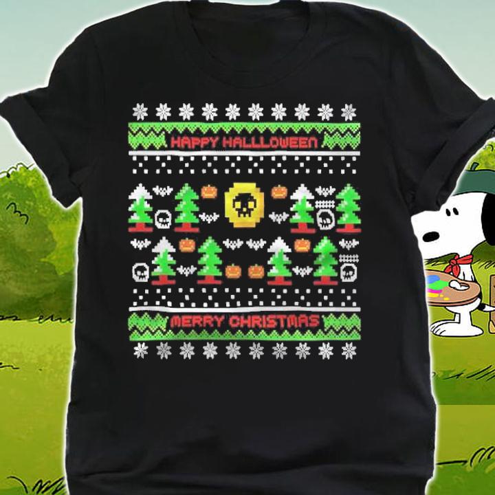 Regular Xmas Pattern shirt shirt