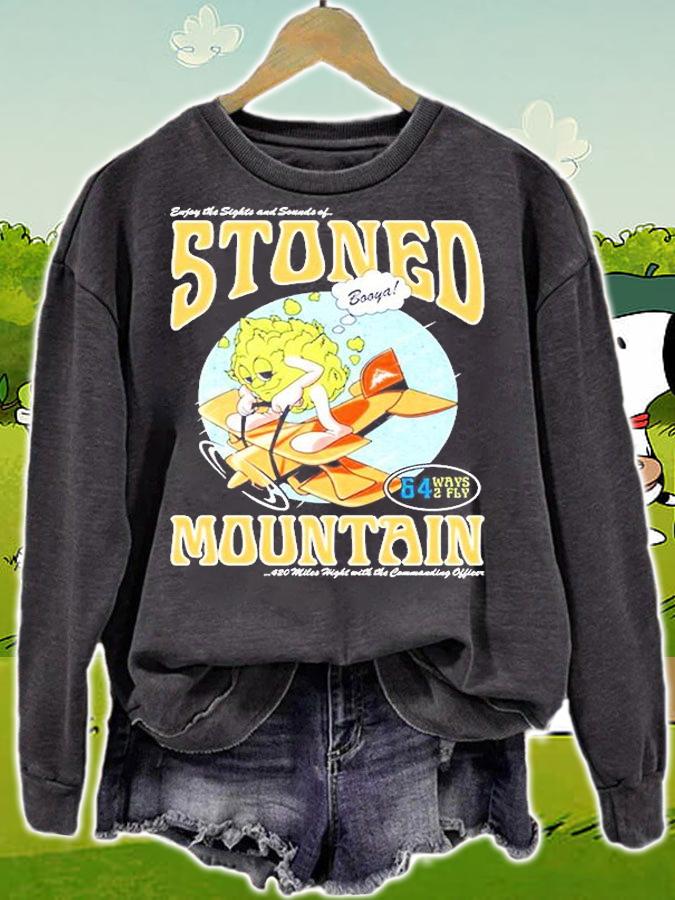 Stone Stoned Mountain T-Shirt sweatshirt