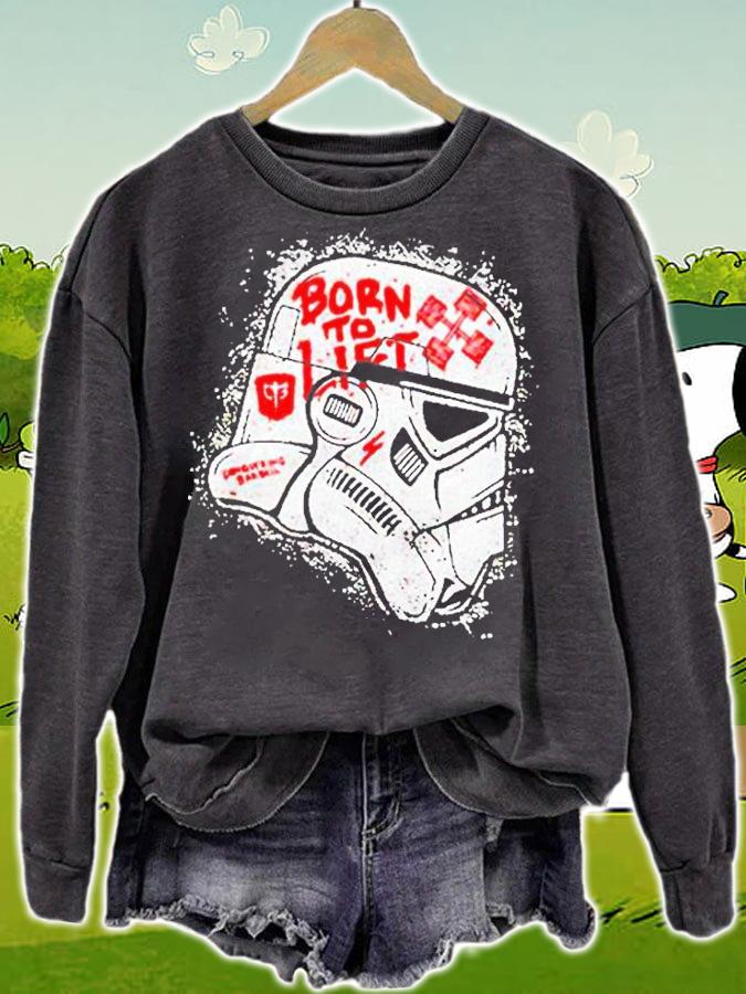 Stormtrooper Born To Lift T-Shirt sweatshirt