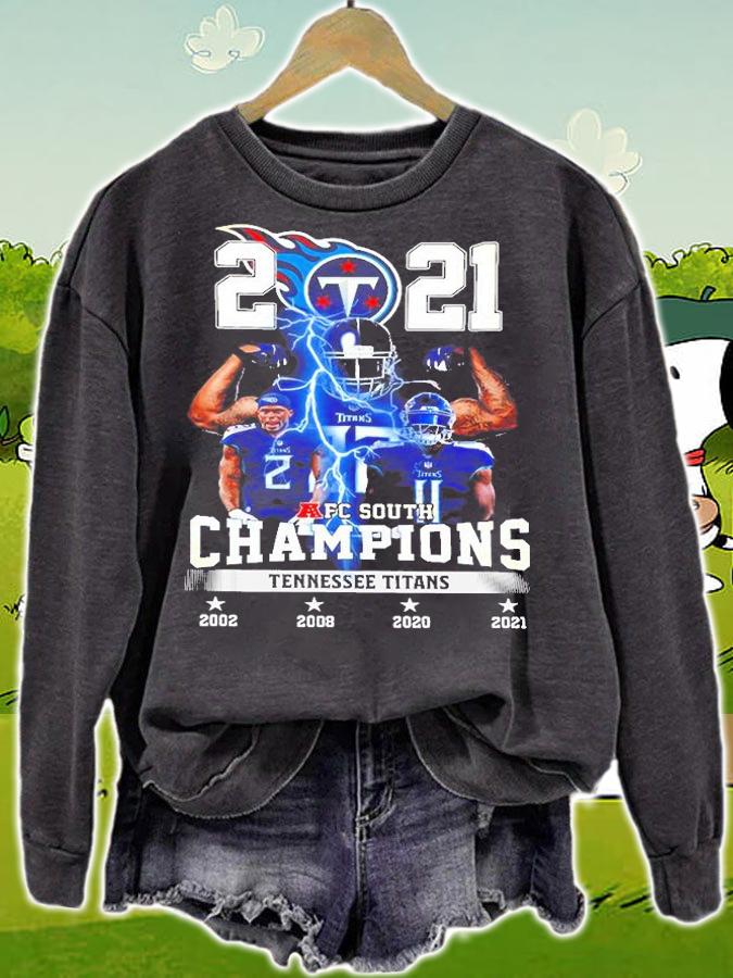 Tennessee Titans 2021 AFC South Division Champions T Shirt sweatshirt