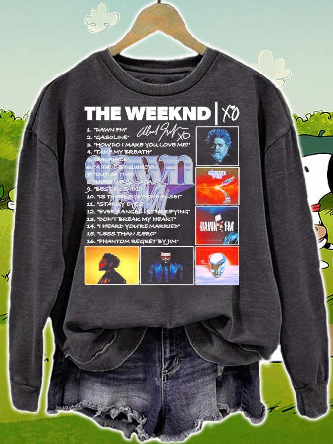 The Weeknd Dawn FM Gasoline How Do I Make You Love Me Shirt sweatshirt