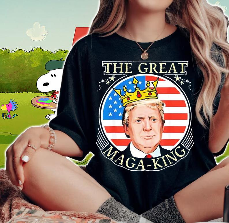 Ultra Maga The Great Maga King Trump T-Shirt woman shirt