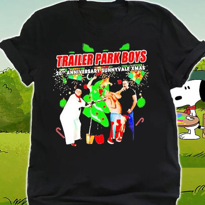 Trailer Park Boys 20th Anniversary sunnyvale Xmas T-shirt t-shirt shirt
