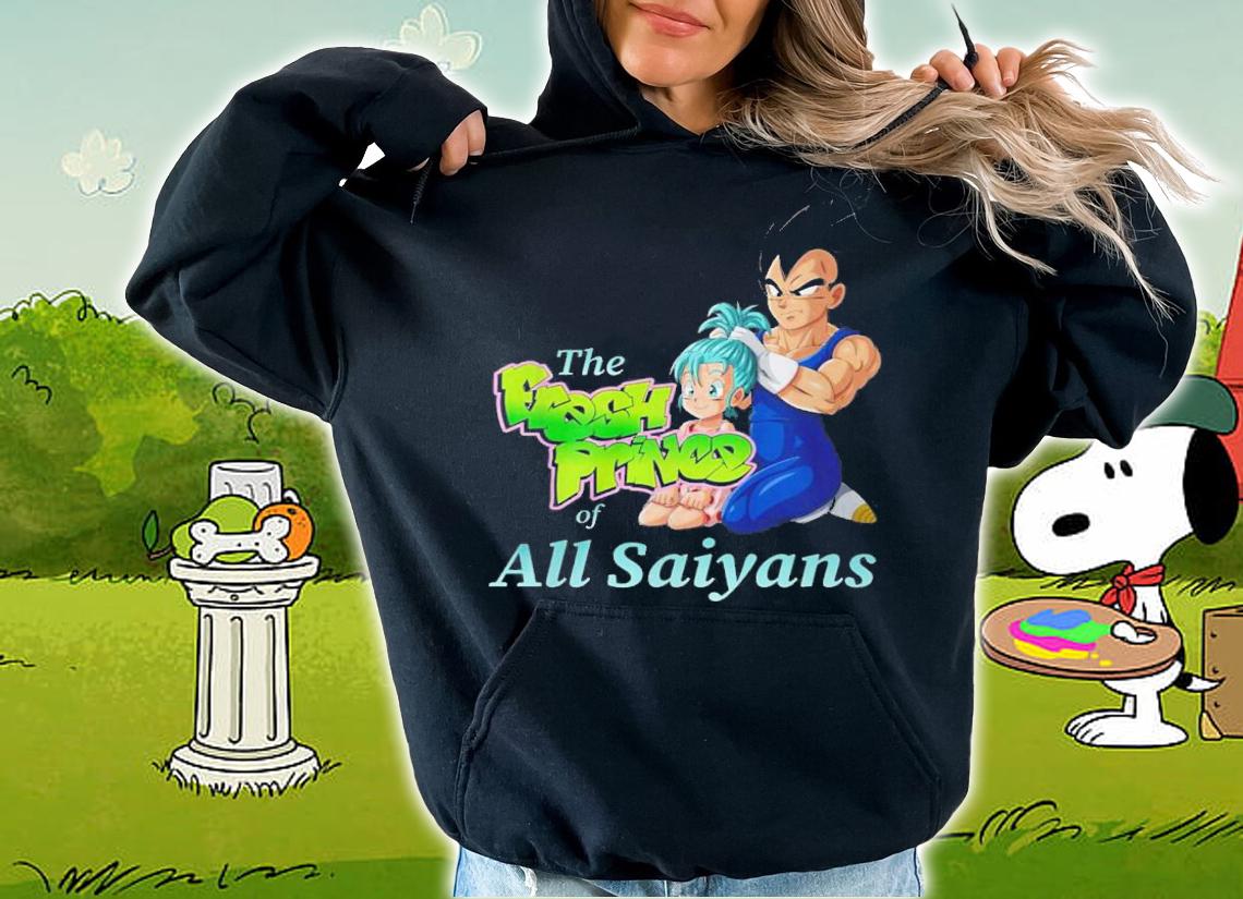 Vegeta The Fresh Prince Of All Saiyans t-shirt hoodie