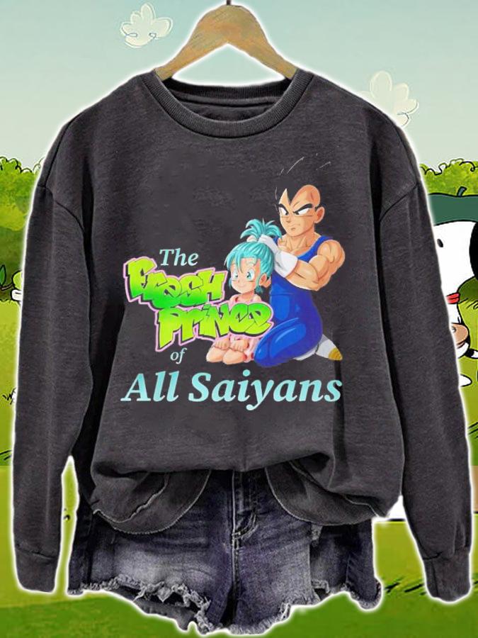 Vegeta The Fresh Prince Of All Saiyans t-shirt sweatshirt