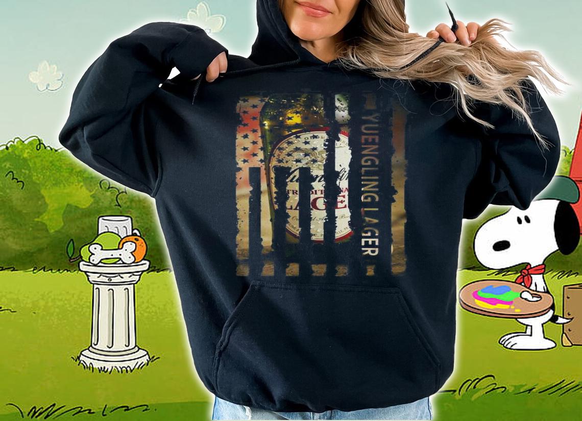Yuengling Lager beer American flag t-shirt hoodie