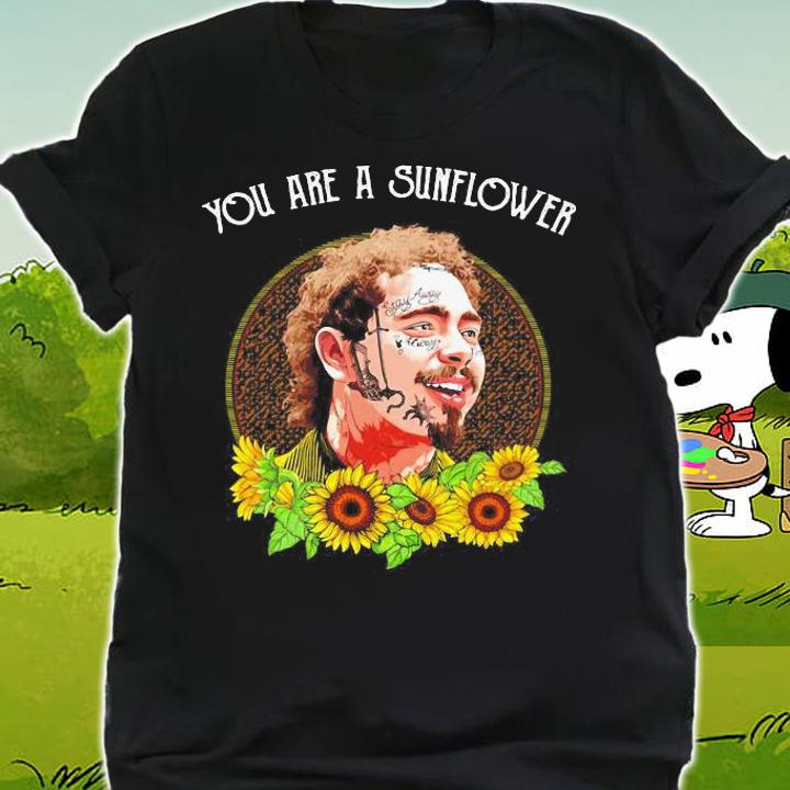 Post Malone You Are A Sunflower t-shirt shirt