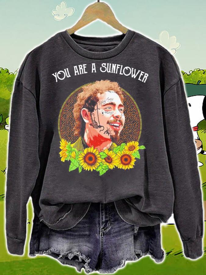 Post Malone You Are A Sunflower t-shirt sweatshirt