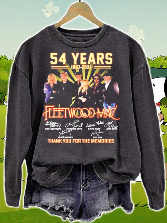 54 years 1967-2021 Fleetwood Mac signatures shirt sweatshirt