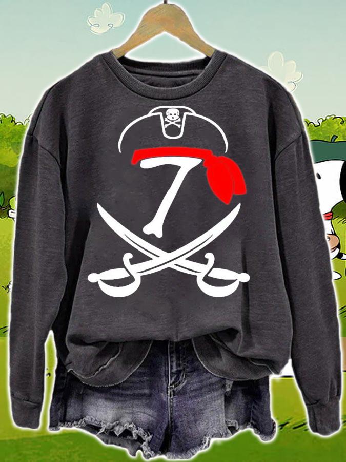 7th Pirate Birthday Party Theme shirt sweatshirt