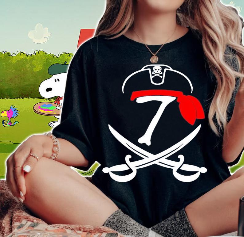 7th Pirate Birthday Party Theme shirt woman shirt