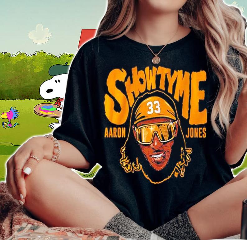 Aaron Jones Showtyme Glasses shirt woman shirt
