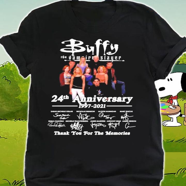 Buffy The Vampire Slayer 24th anniversary 1997-2021 signatures shirt shirt