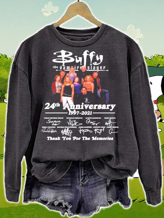 Buffy The Vampire Slayer 24th anniversary 1997-2021 signatures shirt sweatshirt