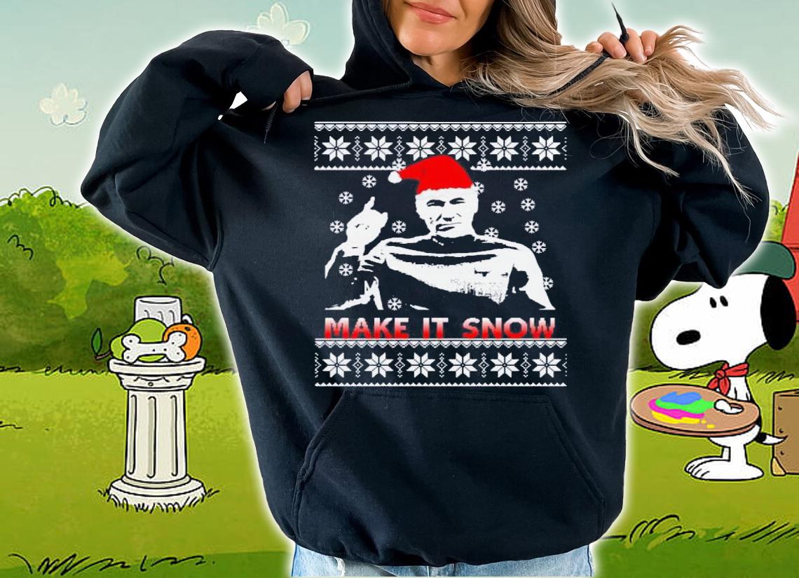 Captain Picard Make Snow Ugly Christmas Sweater t-shirt hoodie