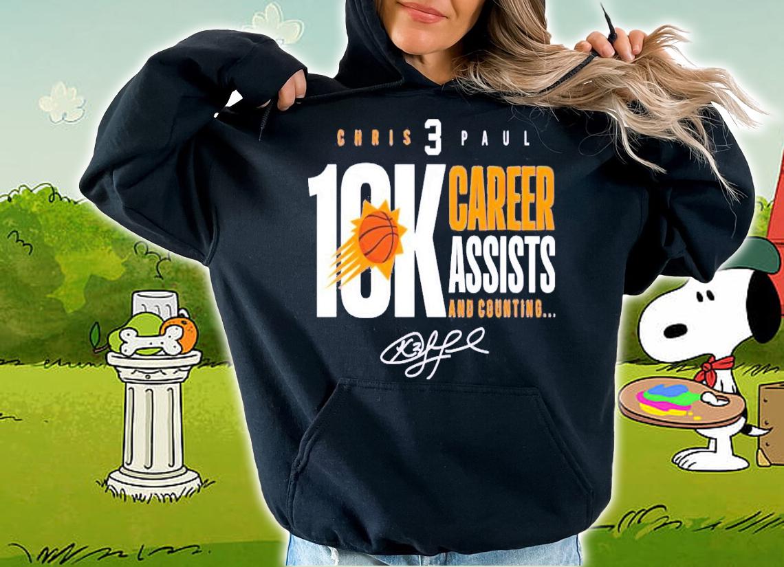 Chris Paul Phoenix Suns 10,000 Career Assists shirt hoodie