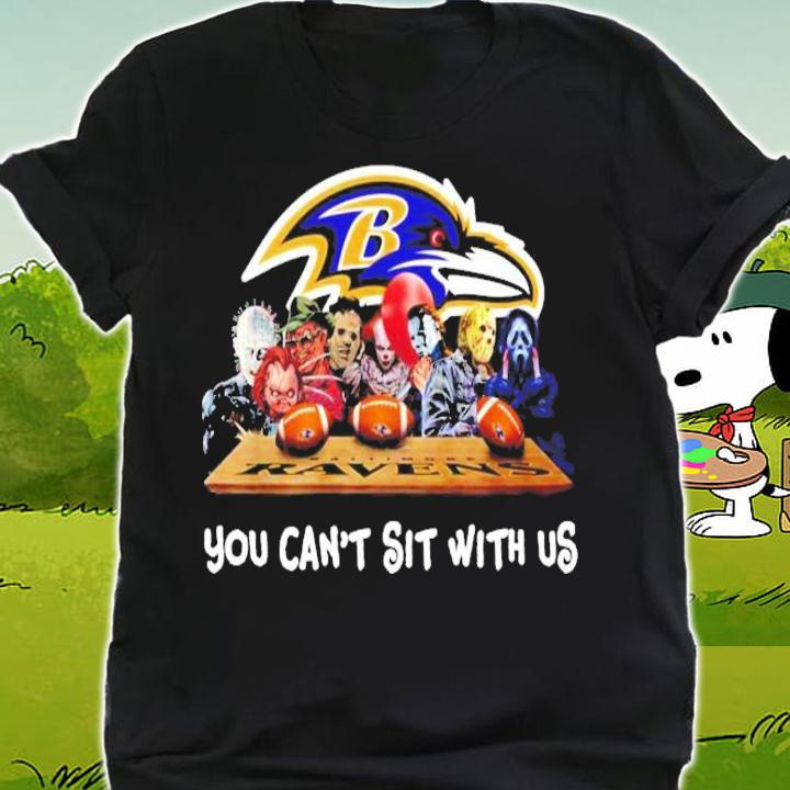 Baltimore Ravens Horror You Can't Sit With Us Shirt shirt