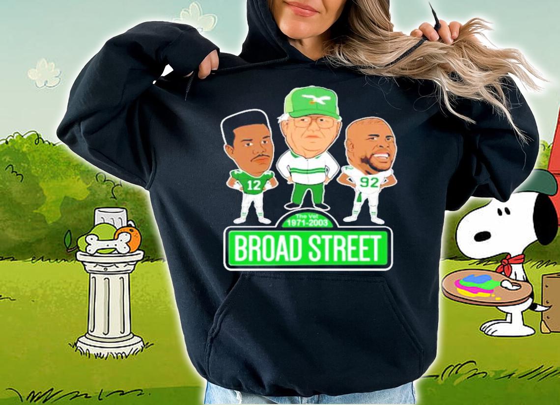 Broad Street Football 1971-2003 shirt hoodie