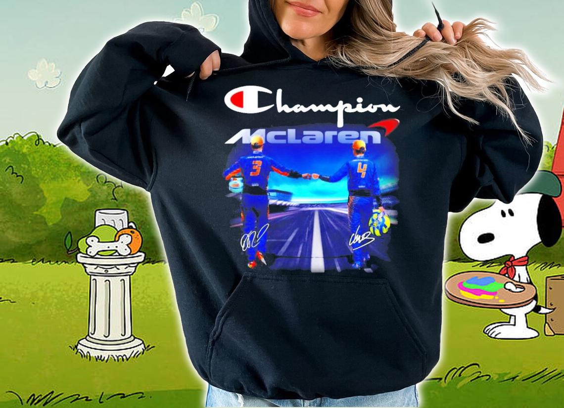 Champion McLaren signature shirt hoodie