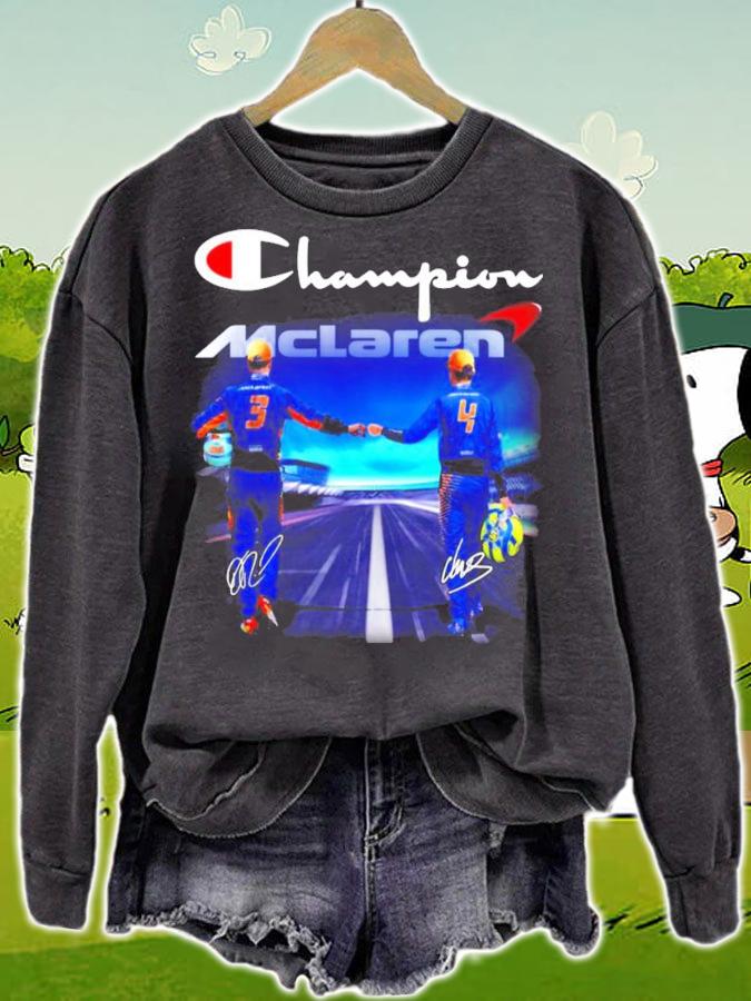 Champion McLaren signature shirt sweatshirt