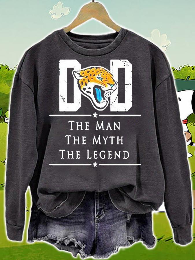 Dad Jacksonville American Football team the man the myth the legend T-shirt sweatshirt