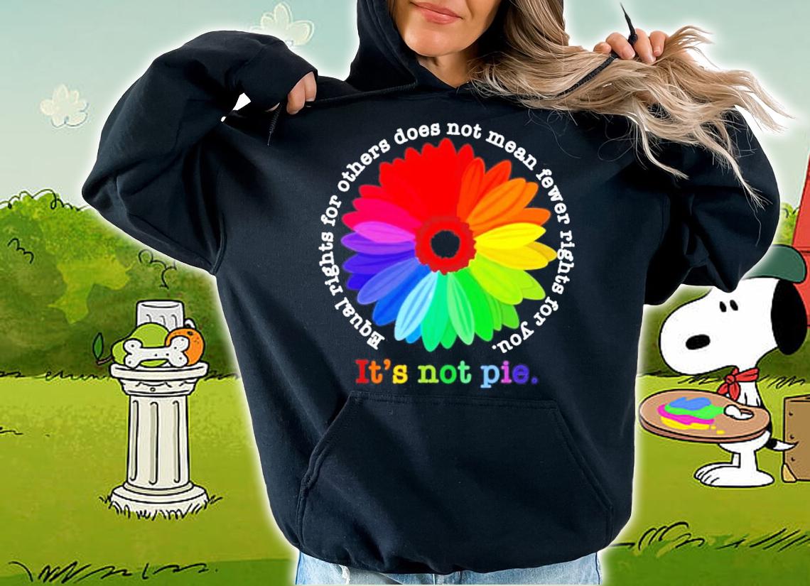 Daisy equal rights for others does not mean fewer rights for you its not pie shirt hoodie