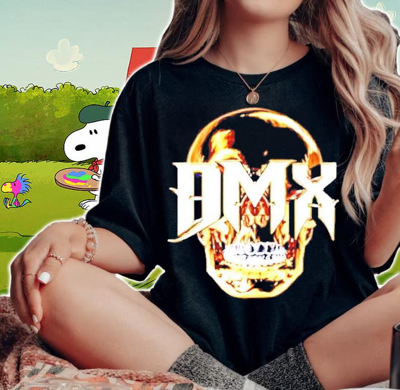 DMX skull shirt woman shirt