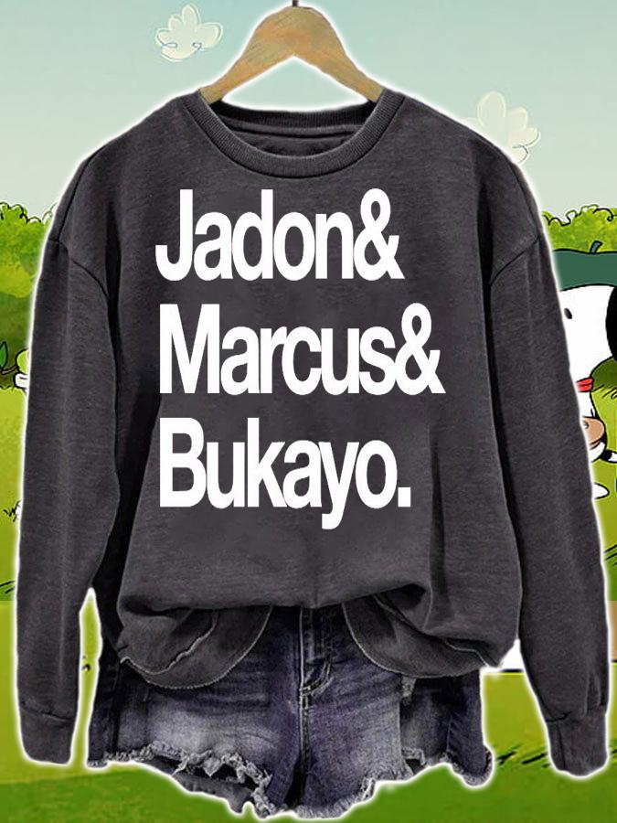 Jason and Marcus and Bukayo shirt sweatshirt