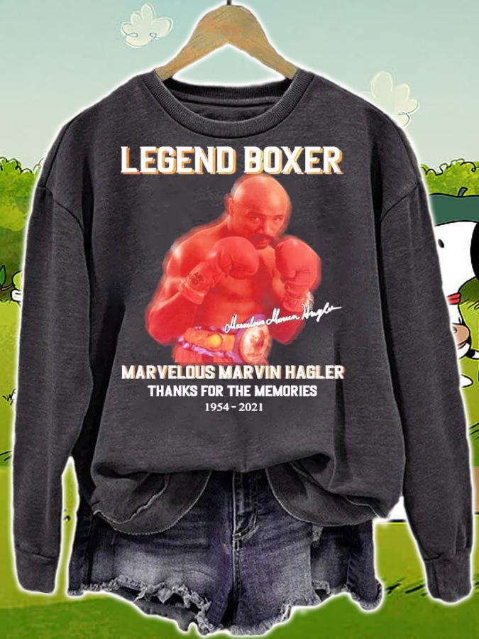 Legend Boxer Marvelous Marvin Hagler thanks for the memories 1954-2021 shirt sweatshirt